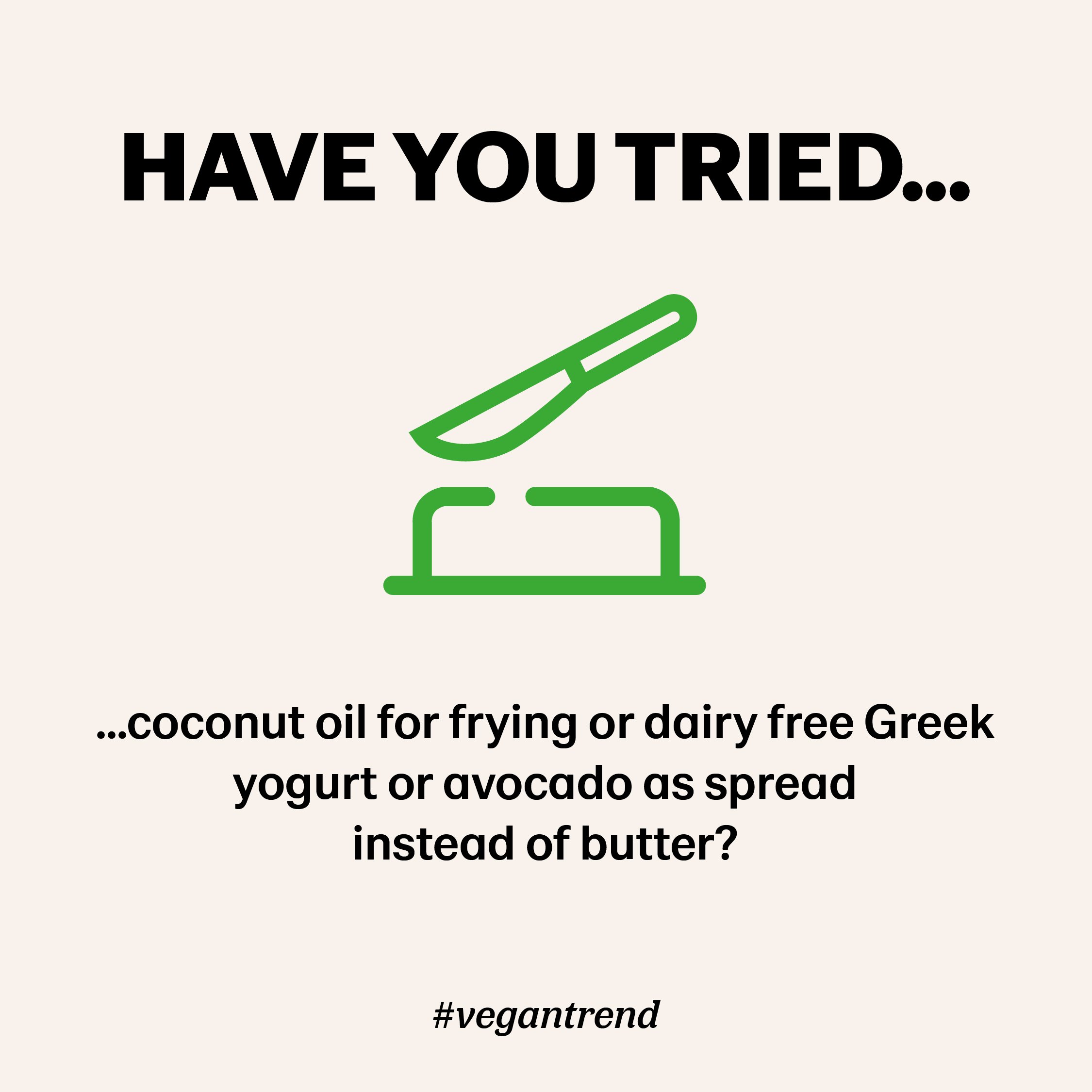 Dairy free products instead of dairy products